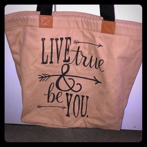 Thirty-one Tote “Live True & Be You”